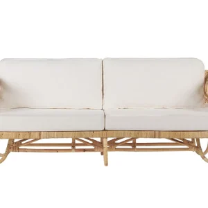 Divano da giardino DOLCEDO Rattan Camoscio