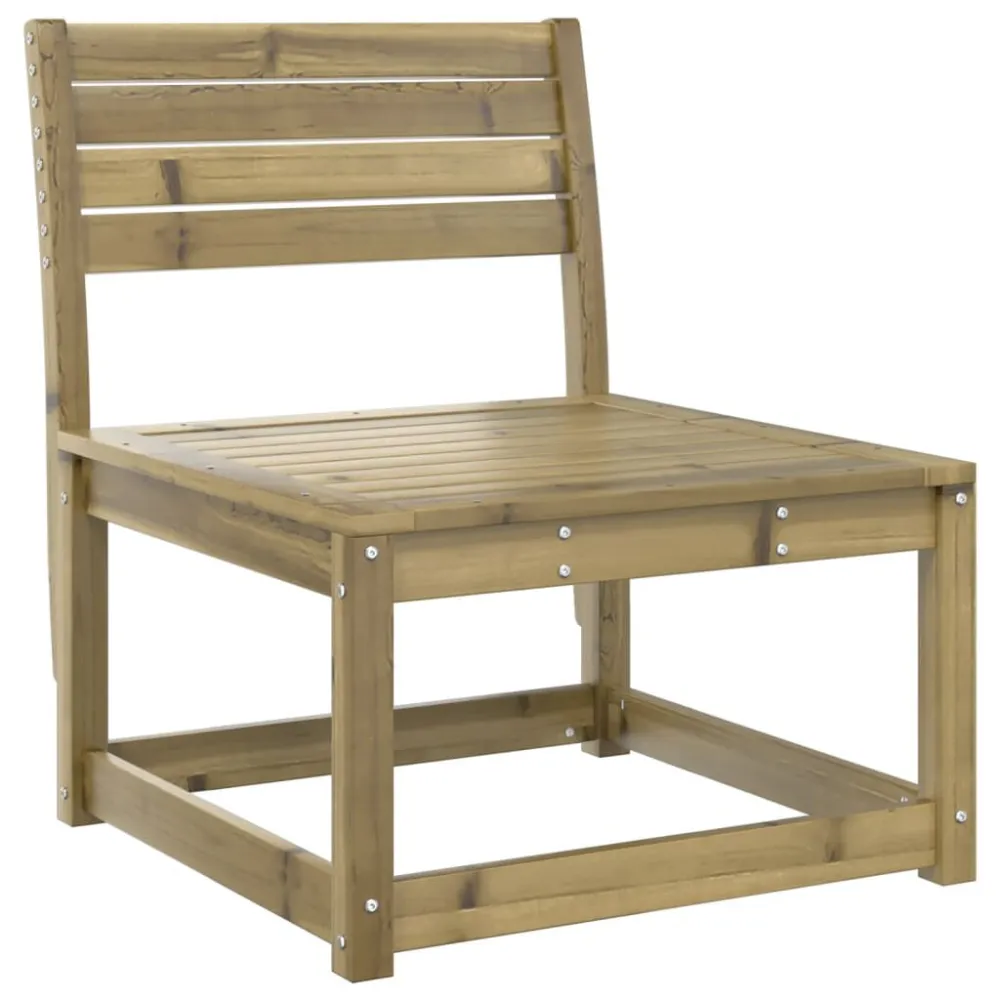 Divano da Giardino Legno di Pino Impregnato Materiale Alluminio Anodizzato