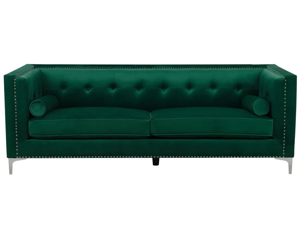 Panca Dondolo Divano 3 posti verde smeraldo AVALDSENES