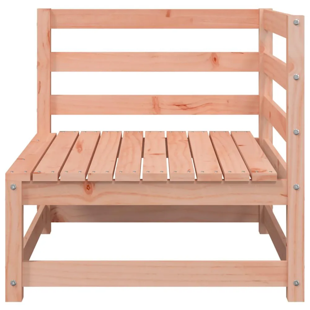 Pouf Portaoggetti Divani Angolari Giardino 2pz 70x70x67cm Legno Massello Douglas