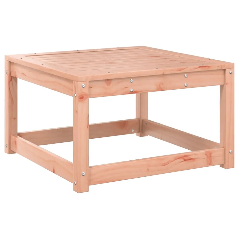 Pouf Portaoggetti Set Divani da Giardino 3 pz Legno Massello di Douglas