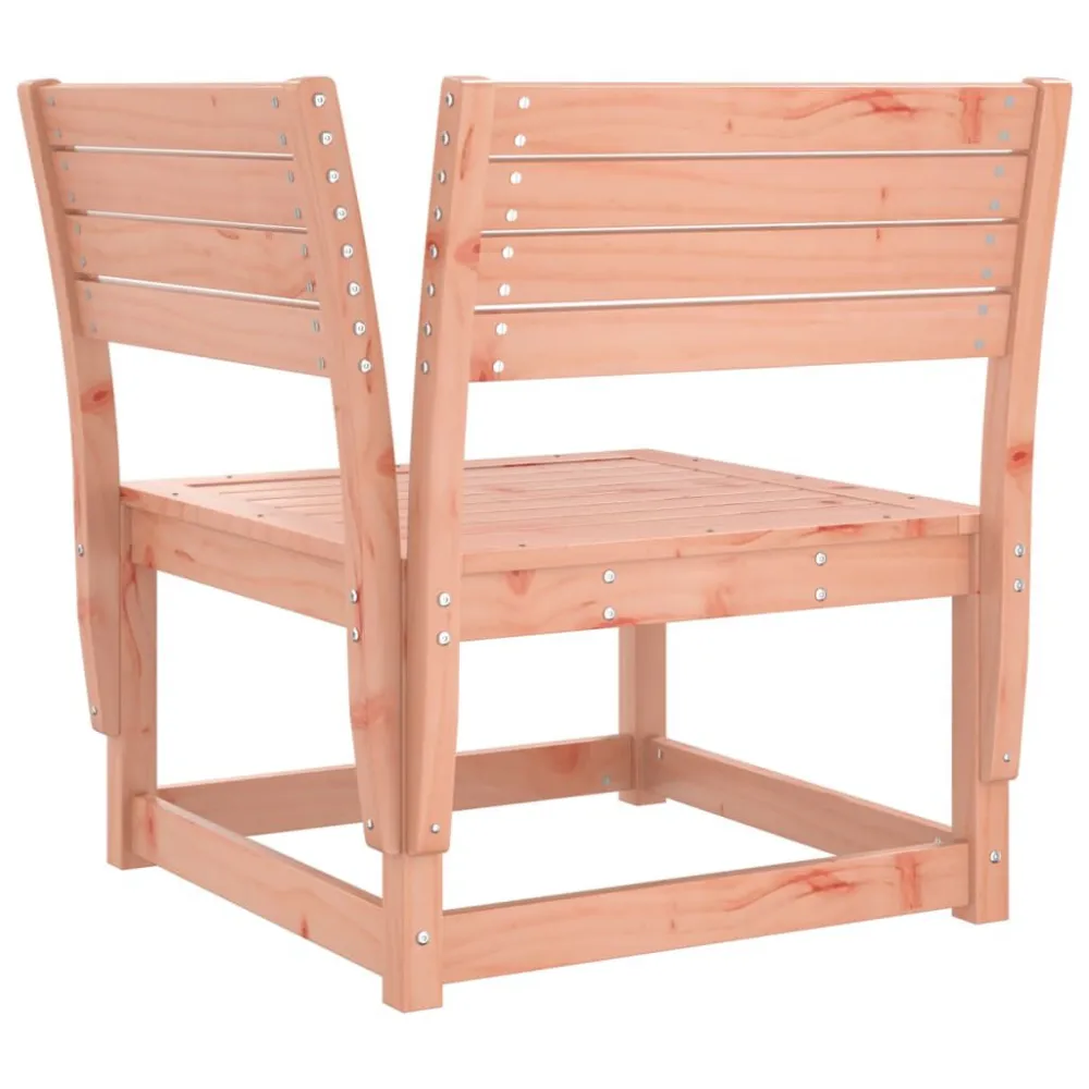 Pouf Portaoggetti Set Divani da Giardino 3 pz Legno Massello di Douglas