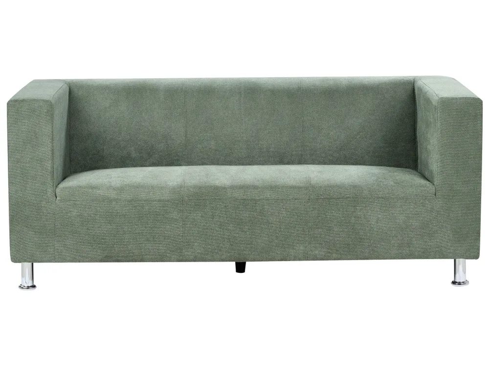 Premium Resina Sintetica Divano 3 posti tessuto verde FLORO