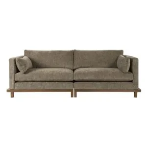 Premium Resina Sintetica Divano 3 posti tessuto verde Blossom Zuiver - 230cm