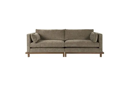 Premium Resina Sintetica Divano 3 posti tessuto verde Blossom Zuiver - 230cm
