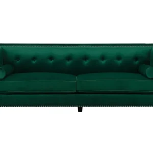 Premium Resina Sintetica Divano 3 posti verde smeraldo AVALDSENES