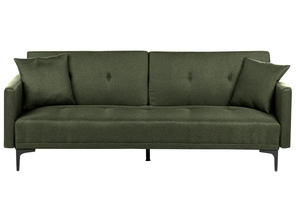 Sedia da Giardino Divano letto.3 posti tessuto verde cupo LUCAN