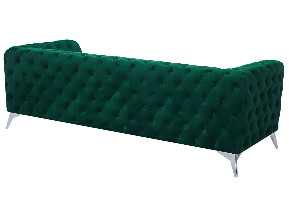 Sedia da Terrazzo Divano 3 posti tessuto verde SOTRA