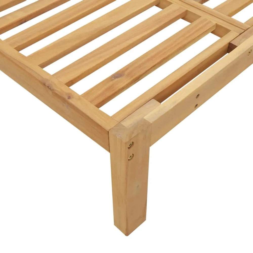 Sedia da Terrazzo Set Divano Pallet da Giardino 5 pz Legno Massello di Acacia