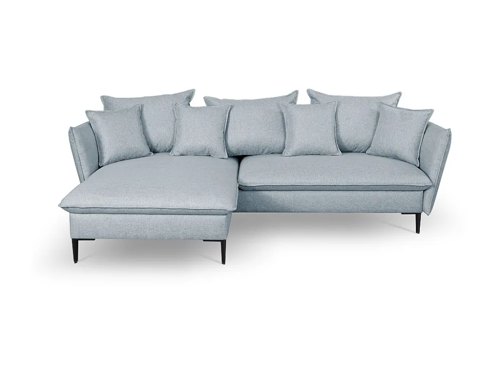 Divano letto angolare Tessuto Grigio azzurrato Angolo sinistra LAZARE di PASCAL MORABITO
