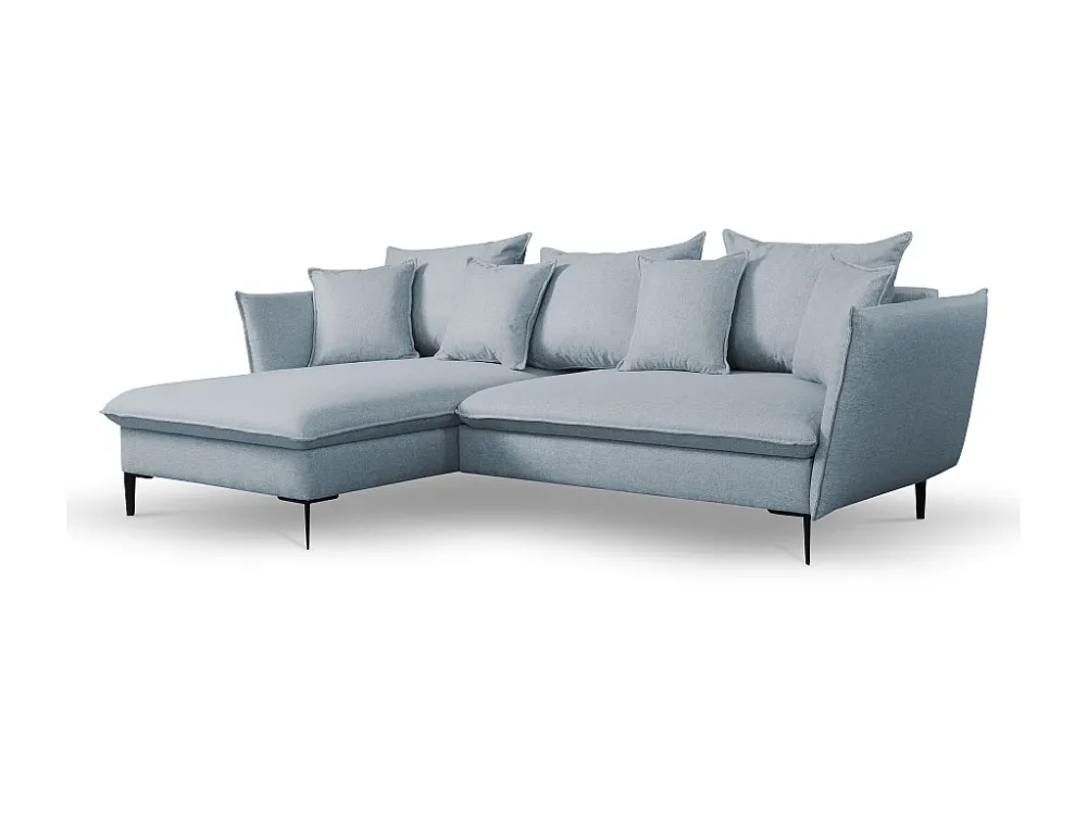 Divano letto angolare Tessuto Grigio azzurrato Angolo sinistra LAZARE di PASCAL MORABITO