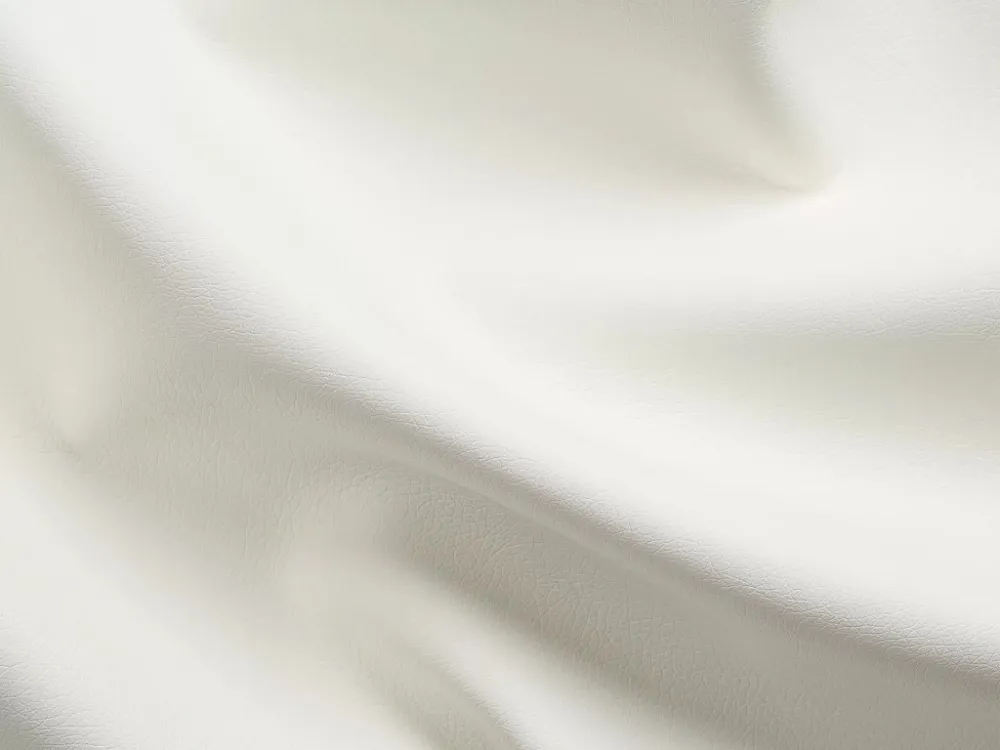 Divano letto 3 posti ribalta Pelle Bianco Posto letto 140 cm Materasso 18 cm CALITO