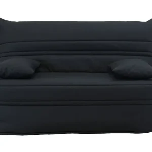 Divano letto BZ Tessuto con chiusura assistita Queen size 160 x 200 cm Nero CANYON II
