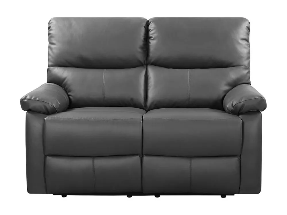 Divano reclinabile "Lincoln" - 147 x 89 x 103 cm - 2 posti sedere - Grigio Habitat et jardin