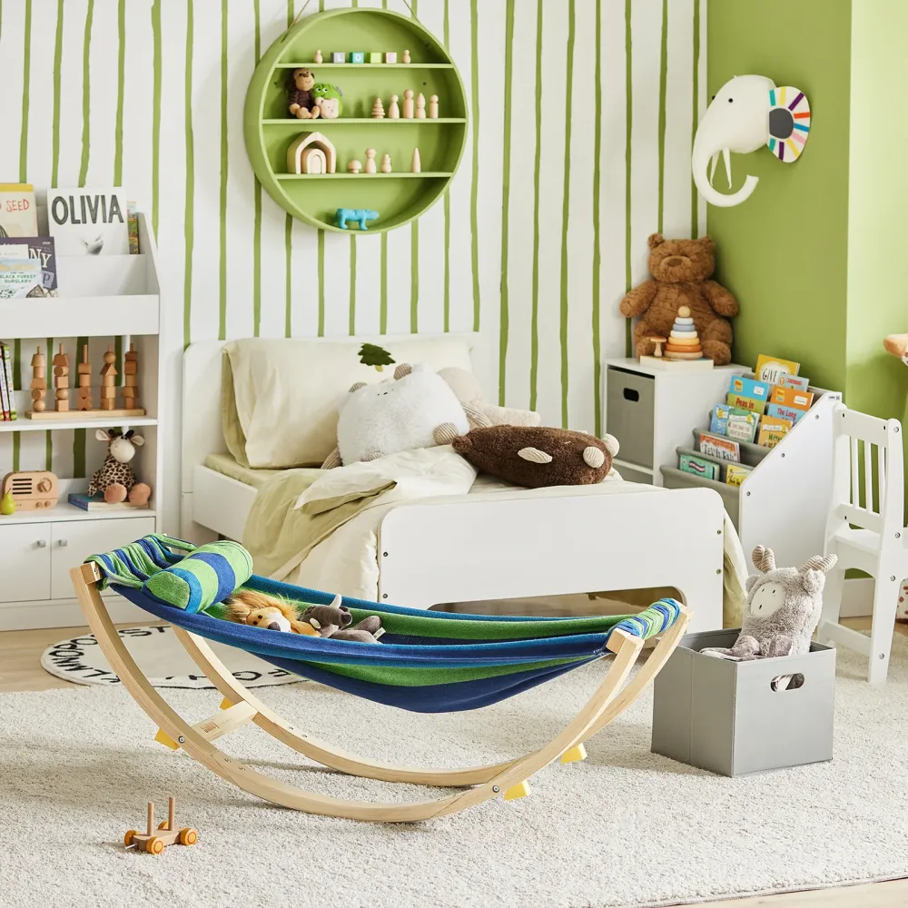 SoBuy Sedia dondolo per bambini 36x122x48cm KMB16-J