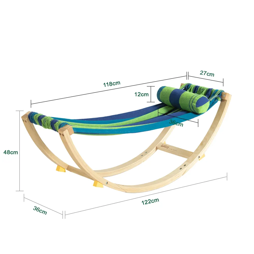 SoBuy Sedia dondolo per bambini 36x122x48cm KMB16-J