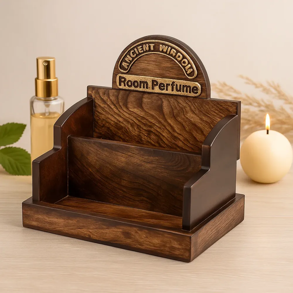 Espositore per Profumi per la Casa – Legno di Mango
