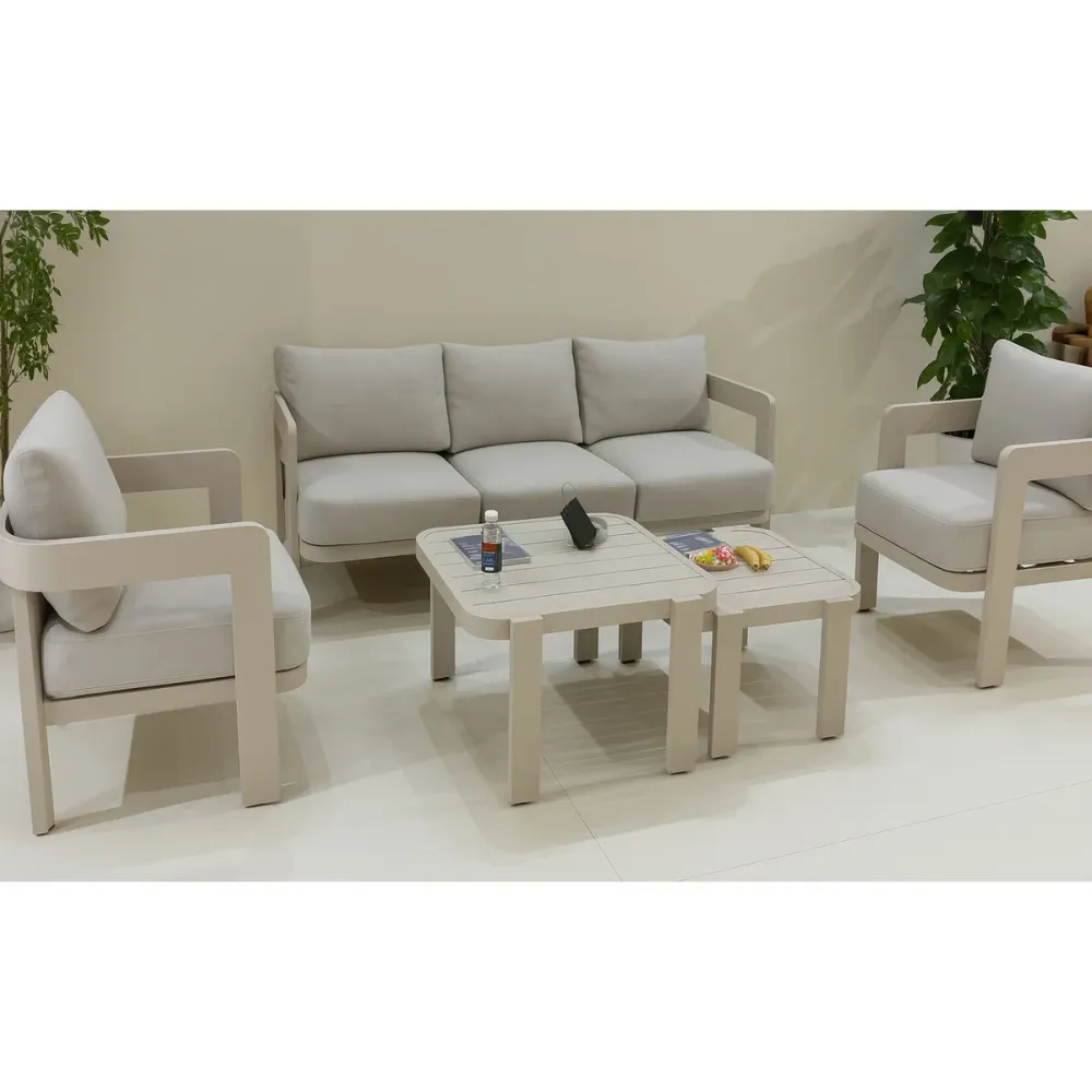 Divano da Giardino Home ESPRIT Beige 188 X 75 X 67 CM