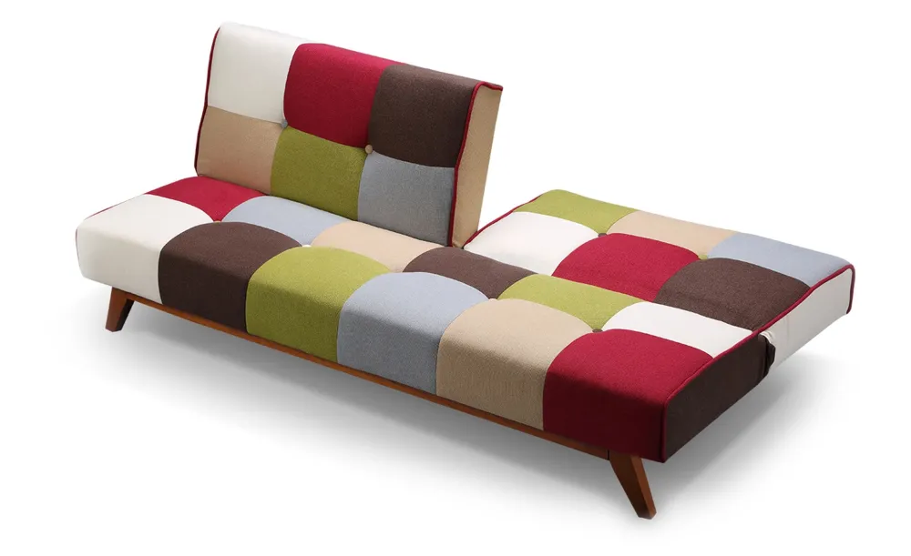 Divano convertibile scandinavo multicolore Yazu