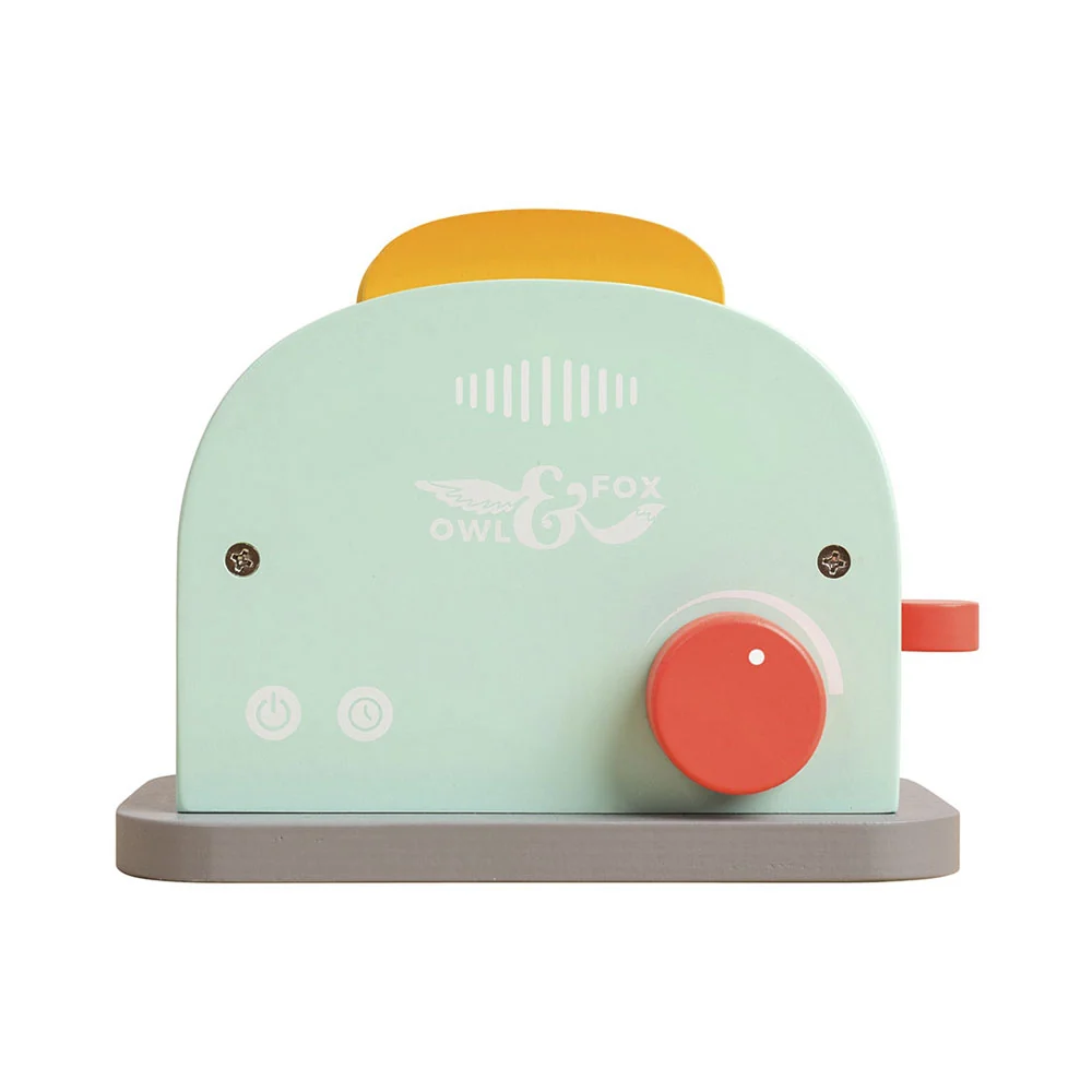 Owl & Fox Children's Room Wood Toaster Set FSC
