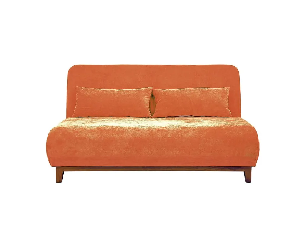 We Home - Divano-letto traformabile Basil arancione apribile due posti