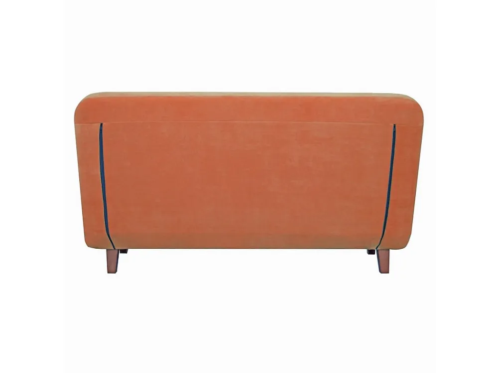 We Home - Divano-letto traformabile Basil arancione apribile due posti