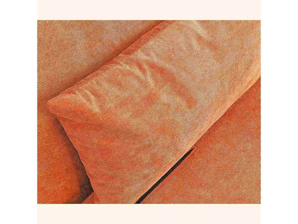 We Home - Divano-letto traformabile Basil arancione apribile due posti