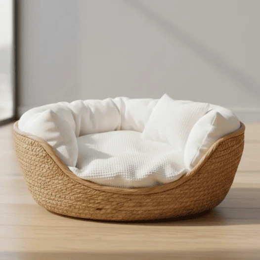 BAMBOONEST – Divano per gatti ecologico con design cotone traspirante Cozey Maison