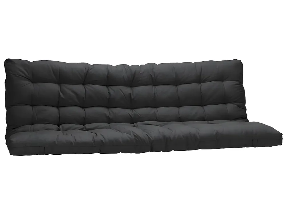 Letto soppalco 90 x 190 cm Metallo Argento Divano letto + Futon + Materasso MODULO V
