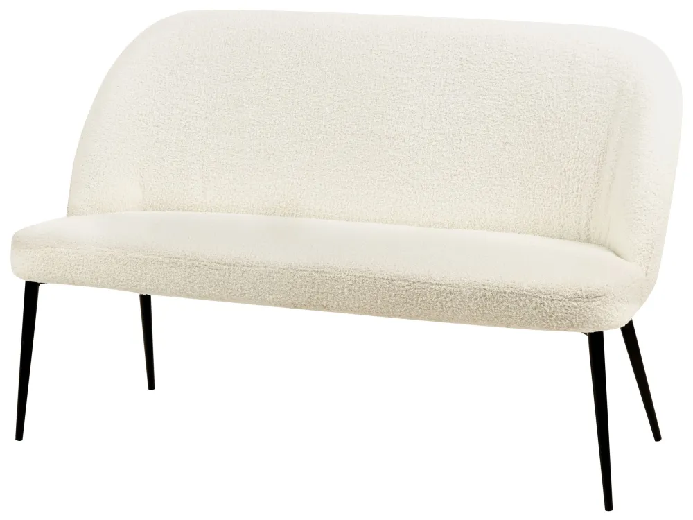 Divano 2 posti bouclé beige palese OSBY HSS-E | Alta Resistenza