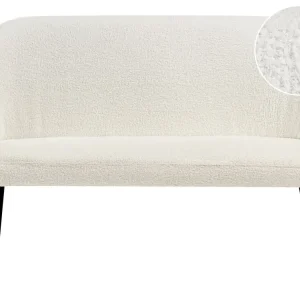 Divano 2 posti bouclé bianco OSBY HSS-E | Alta Resistenza