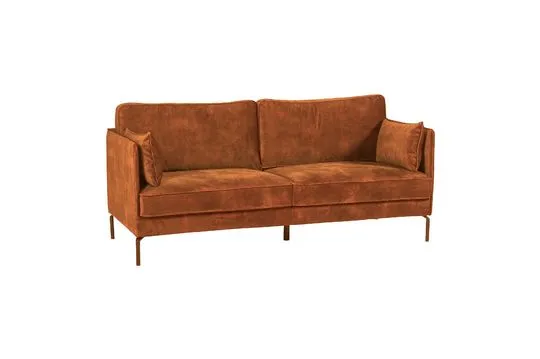 Divano 2 posti Moven Fox velluto marrone Athezza - 168cm ISO 2 | Classe di Precisione