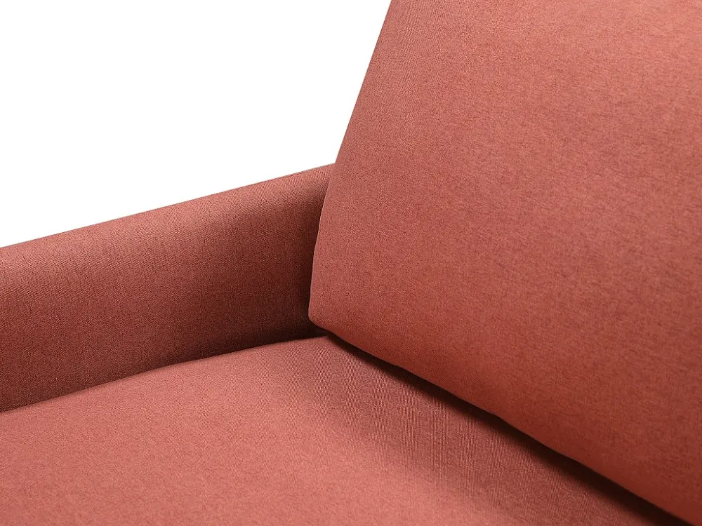 Divano 2 posti Tessuto Terracotta stile intramontabile HALIA