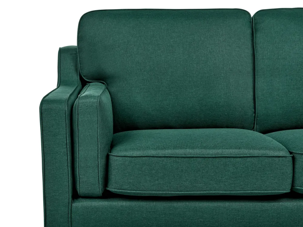 Divano 2 posti tessuto verde nero LOKKA per Lavori di Manutenzione
