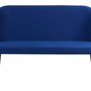 Divano 2 posti velluto blu marino OSBY HSS-E | Alta Resistenza