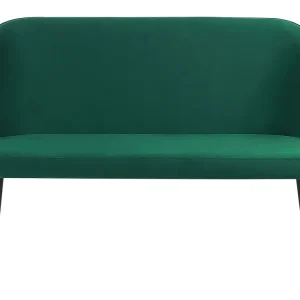 Divano 2 posti velluto verde ombroso OSBY