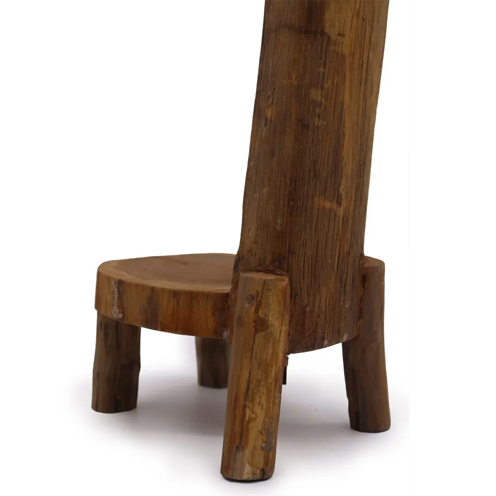 Mensola espositiva legno di teak 3 ripiani 100cm