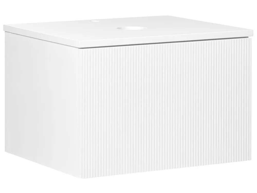 Armadietto da bagno bianco 60 x 52 cm ALZIRA
