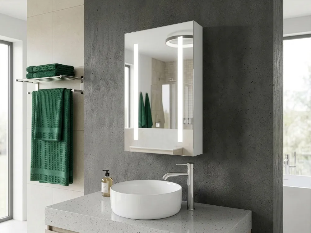 Armadietto da bagno con illuminazione LED CAMERON