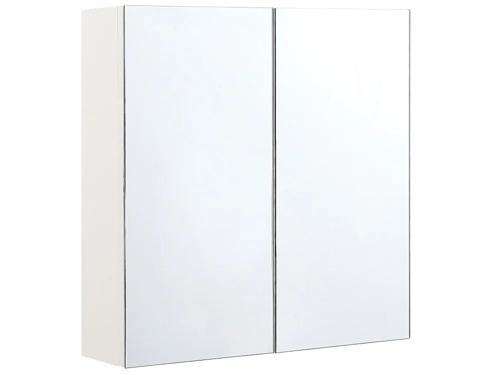 Armadietto da bagno con specchio 60 x 60 cm NAVARRA