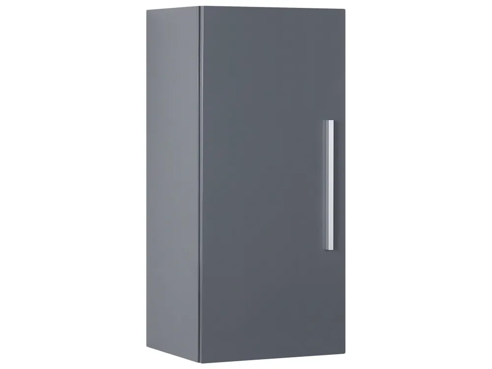 Armadietto da bagno laterale verticale grigio BILBAO