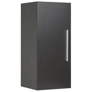 Armadietto da bagno laterale verticale nero BILBAO