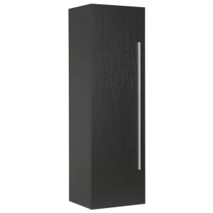 Armadietto da bagno laterale verticale nero MATARO