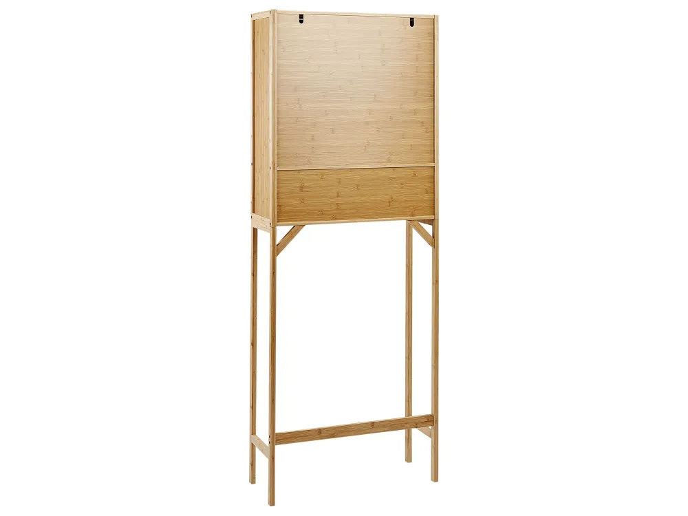 Armadietto da bagno legno di bambù chiaro OKARCHE