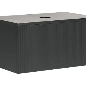 Armadietto da bagno nero 80 x 52 cm ALZIRA