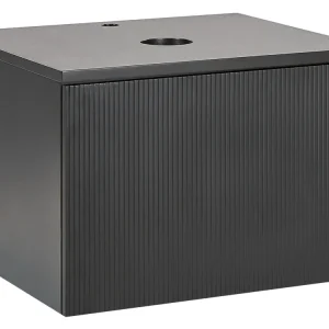 Armadietto da bagno nero 60 x 52 cm ALZIRA