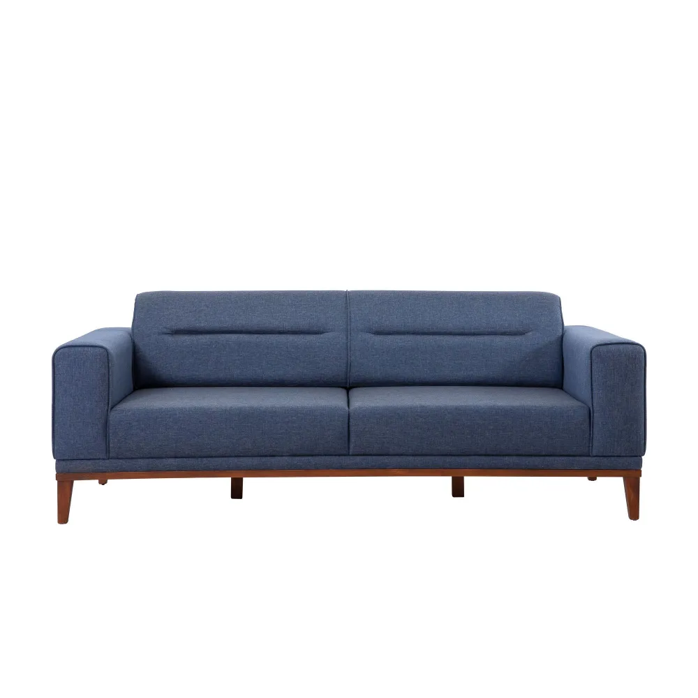 Divano letto Agios 3 posti Tessuto Blu Ombroso
