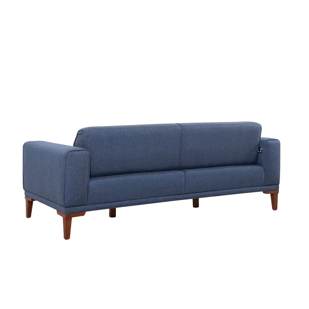 Divano letto Agios 3 posti Tessuto Blu Ombroso