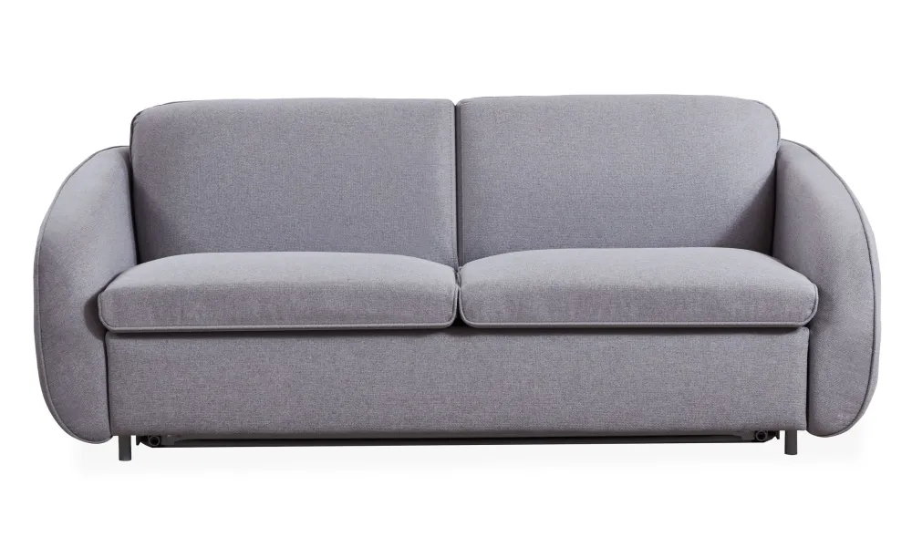 Divano letto Naturali express Tessuto Grigio evidente
