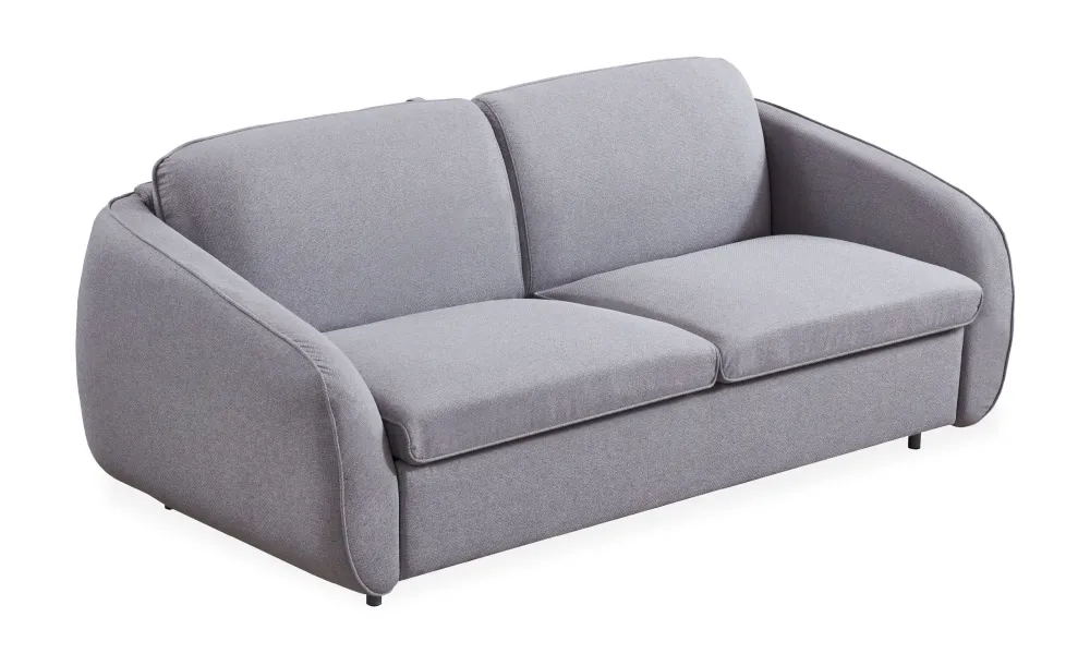 Divano letto Naturali express Tessuto Grigio evidente
